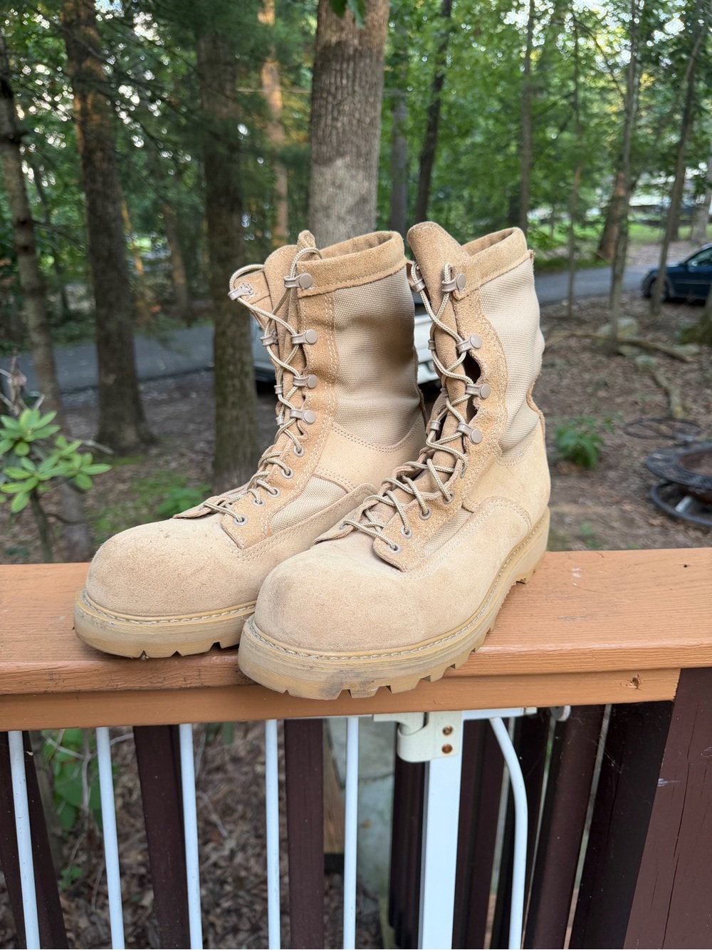 Bates Tan Tactical Lace-Up Boots